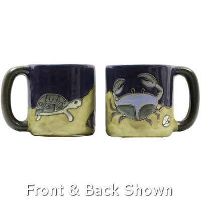 Mara Blue Crab Stoneware Mug new 2023 610C4  Round Mugs 