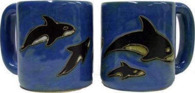 Mara Orcas Round Stoneware Mug Mara Stoneware 2008 510N4  Round Mugs Round Mugs Round Mugs 
