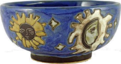 Mara Celestial Blue Serving Bowl Mara Stoneware 2008 530CE  Serving Bowls Serving Bowls 