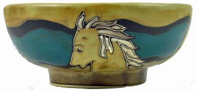 Mara Horses Small Serving Bowl Mara Stoneware 2008 531HS  Serving Bowls Serving Bowls 