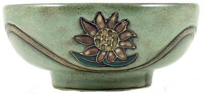 Mara Sunflowers Small Serving Bowl Mara Stoneware 2008 531SF  Serving Bowls Serving Bowls 