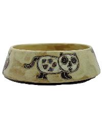 SMALL Cat Dish - Brown