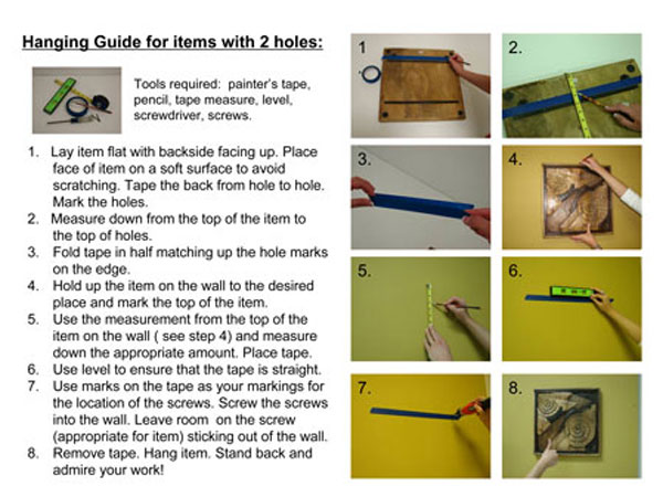 hanging guide