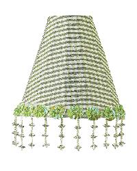 Night Light - Check Pearl Flower Green
