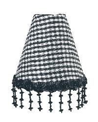 Night Light - Check Pearl Flower Black