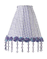 Night Light - Check Pearl Flower Lavender