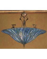 Lotus Leaf Inverted Chandelier