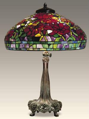  Peony Tiffany Table Lamp