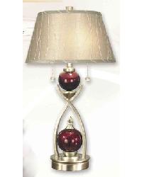 Alton Collection Table Lamp Satin Nickel Finish