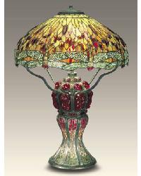 Dragonfly Turtleback Tiffany Table Lamp