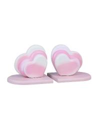 Triple Heart Bookends