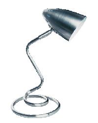 Swirl Desk Lamp - Polished Steel