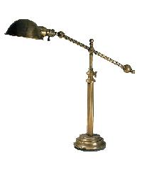 Adjustable Antique Brass Table Lamp