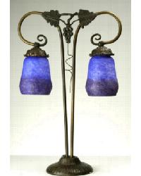 2 Light Grape Table Lamp