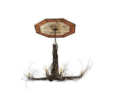 meyda tiffany,tiffany,meyda,tiffany lighting,twigs collection,natural lighting,twig lighting,chandeliers,natural chandeliers,novelty lighting,unique lighting Twigs Six Light Chandelier Ceiling Medallion Twigs Six Light Chandelier with Ceiling Medallion