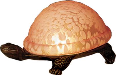 Animals  Turtle Art Glass Accent Lamp