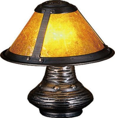 lighting lamp  Rustic Lodge Van Erp Southwest Van Erp Amber Mica Micro Mini Lamp