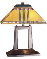 20 Inch High Prairie Corn Oblong Desk Lamp