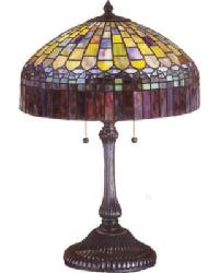 24 IN ch High Tiffany Candice Table Lamp