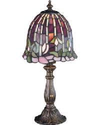 16 Inch High Flowering Lotus Accent Lamp