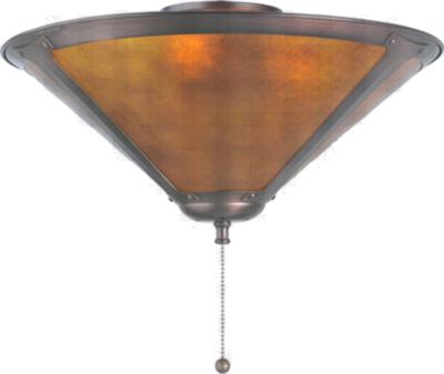 17 Inch Wide Van Erp Amber Mica Flushmount Meyda Tiffany 17 Inch Wide Van Erp Amber Mica Flushmount Arts and Crafts