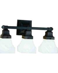 20 Inch Wide Bungalow 3 Light Vanity Light