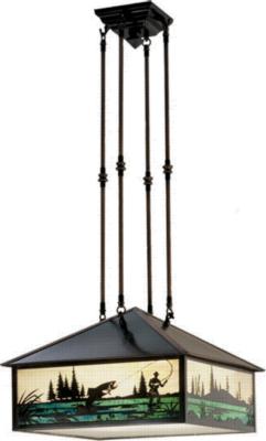 Fly Fishing Creek Pendant Meyda Tiffany Fly Fishing Creek Pendant Outdoor Lighting