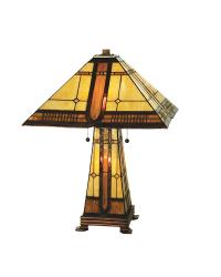 Sierra Prairie Mission Lit Base Table Lamp