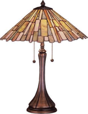 Art Glass,Art Glass Lamp,Contemporary Lamp,Fused Art Glass,Stained Art Glass Jadestone Delta Table Lamp