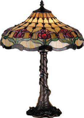 lighting lamp  Victorian Tiffany Nouveau Colonial Tulip Table Lamp