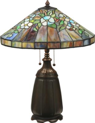 Floral TIFFANY REPRODUCTIONS Handel Dogwood Table Lamp