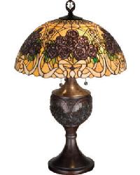 Rose Bouquet Table Lamp Ha Pr Beige