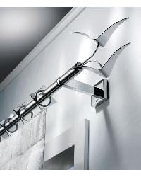 Angelica Finial Set 94-Satin Stainless Steel - Bright Stainless Steel Angelica Finial Set