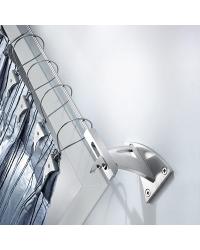 Azzurra Finial Set 97-Satin Stainless Steel Azzurra Collection