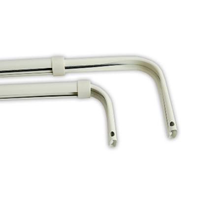 Graber Double Lock-Seam Curtain Rod Adjustable from 28-48 inches Graber Catalog 4-262-1 Beige 