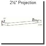 Single Lock-Seam Curtain Rod Projects 2� White