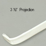 Single Lock-Seam Curtain Rod 3 1/2