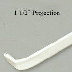 Single Lock-Seam Curtain Rod 1 1/2