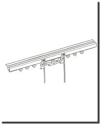 Deluxe Ceiling/Wall Track 14 ft by  Konnect International 