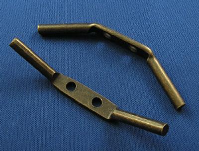 Graber Metal Cord Cleats  1/env. Graber Catalog 8-247-6 Beige Metal Traverse Rod Hardware Accessories  Metal Cord Cleat