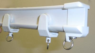 Konnect International Heavy Duty Flexible Curtain Track  Ceiling Track