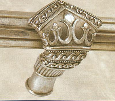 CURTAIN RODS - FINIALS - DECORATIVE CURTAIN RODS