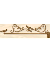 3/4in Diameter Swing Arm Rod with Birds and Vines by   