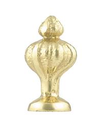 Louis XV Finial Polished Brass Brise Bise