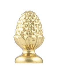 Louis XVI Finial Polished Brass Brise Bise