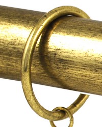 Metal Curtain Ring Antique Gold by   