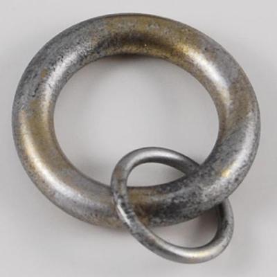 Brimar 1 Inch Ring with Loop in Metal Signature Series DR100 Metal Drapery and Curtain Rings Modern Curtain Rings Metal Curtain Rings Curtain Rings with Eyelet 