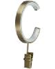 Aria Metal C-Ring with Clip Antique Brass