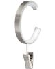 Aria Metal C-Ring with Clip Brushed Nickel