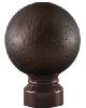Aria Metal Rustic Forged Ball                 AM Oil Rubbed Bronze